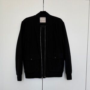 Banana Republic Black Bomber Jacket